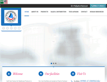 Tablet Screenshot of gulfcarefactory.com